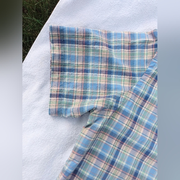 POLO Ralph Lauren Preppy Pink Pony Embroidery Light Cotton button up shirt M MED - Picture 5 of 11